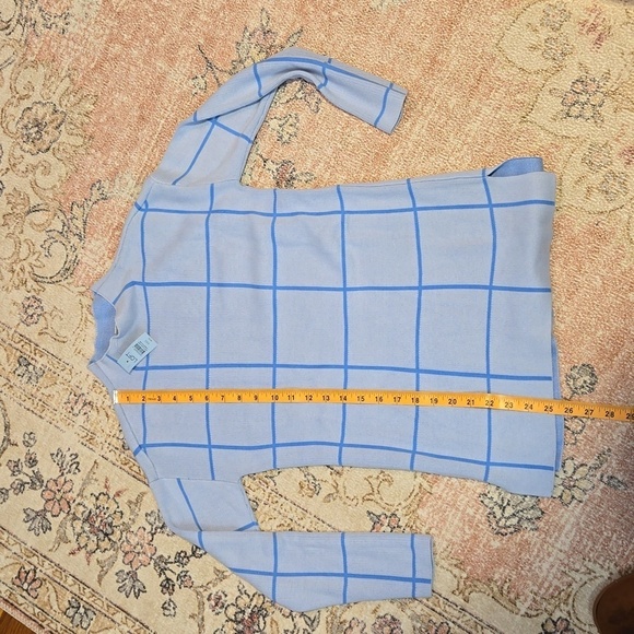 Loft Petites Light Blue Soft Pullover Mock Turtleneck Sweater Size XXSP - Picture 8 of 9